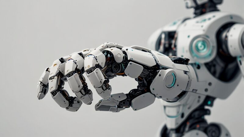 Leonardo_Lightning_XL_A_robots_left_hand_and_a_mans_right_hand_2